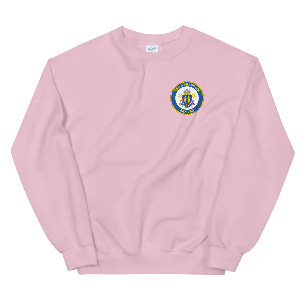 USS Annapolis (SSN-760) Ship's Crest Sweatshirt