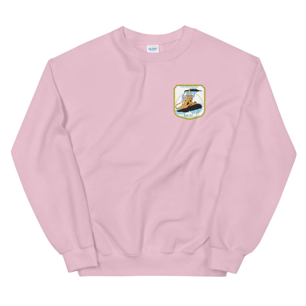 USS Montpelier (SSN-765) Ship's Crest Sweatshirt
