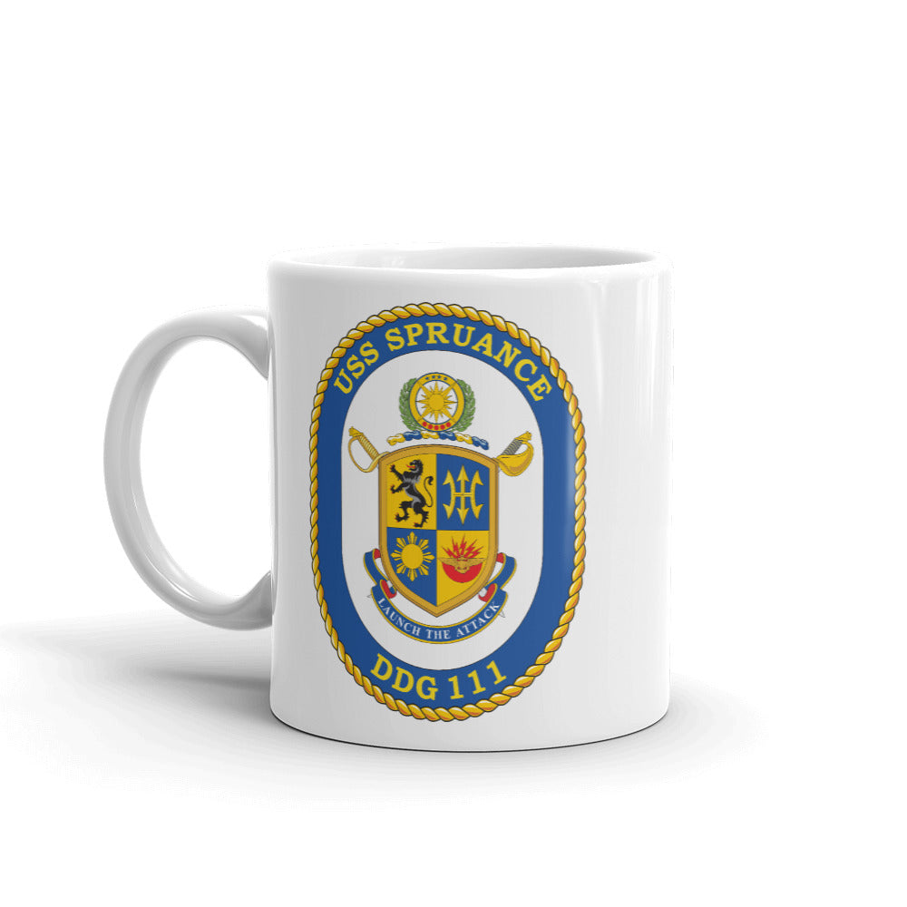 USS Spruance (DDG-111) Ship's Crest Mug