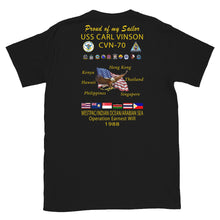 Load image into Gallery viewer, USS Carl Vinson (CVN-70) 1988 Cruise Shirt - Family
