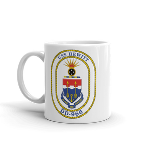 USS Hewitt (DD-966) Ship's Crest Mug