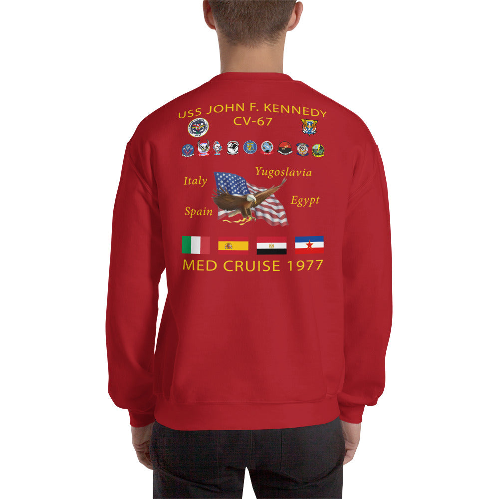 USS John F. Kennedy (CV-67) 1977 Cruise Sweatshirt