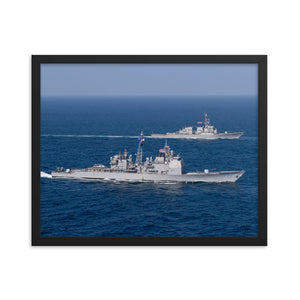 USS Mobile Bay (CG-53) Framed Ship Photo