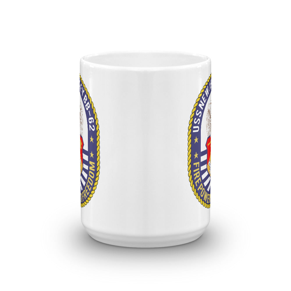 USS New Jersey (BB-62) Ship's Crest Mug