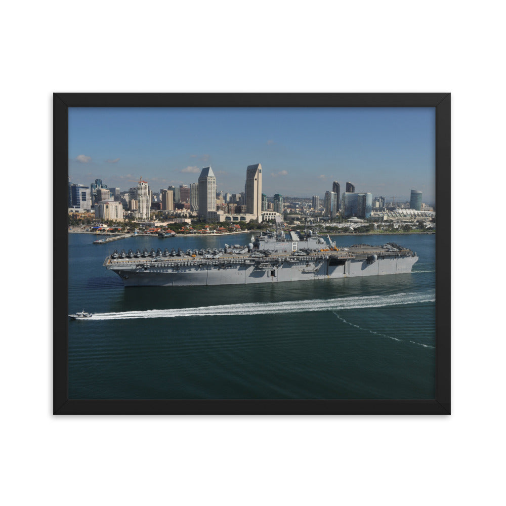 USS Makin Island (LHD-8) Framed Ship Photo
