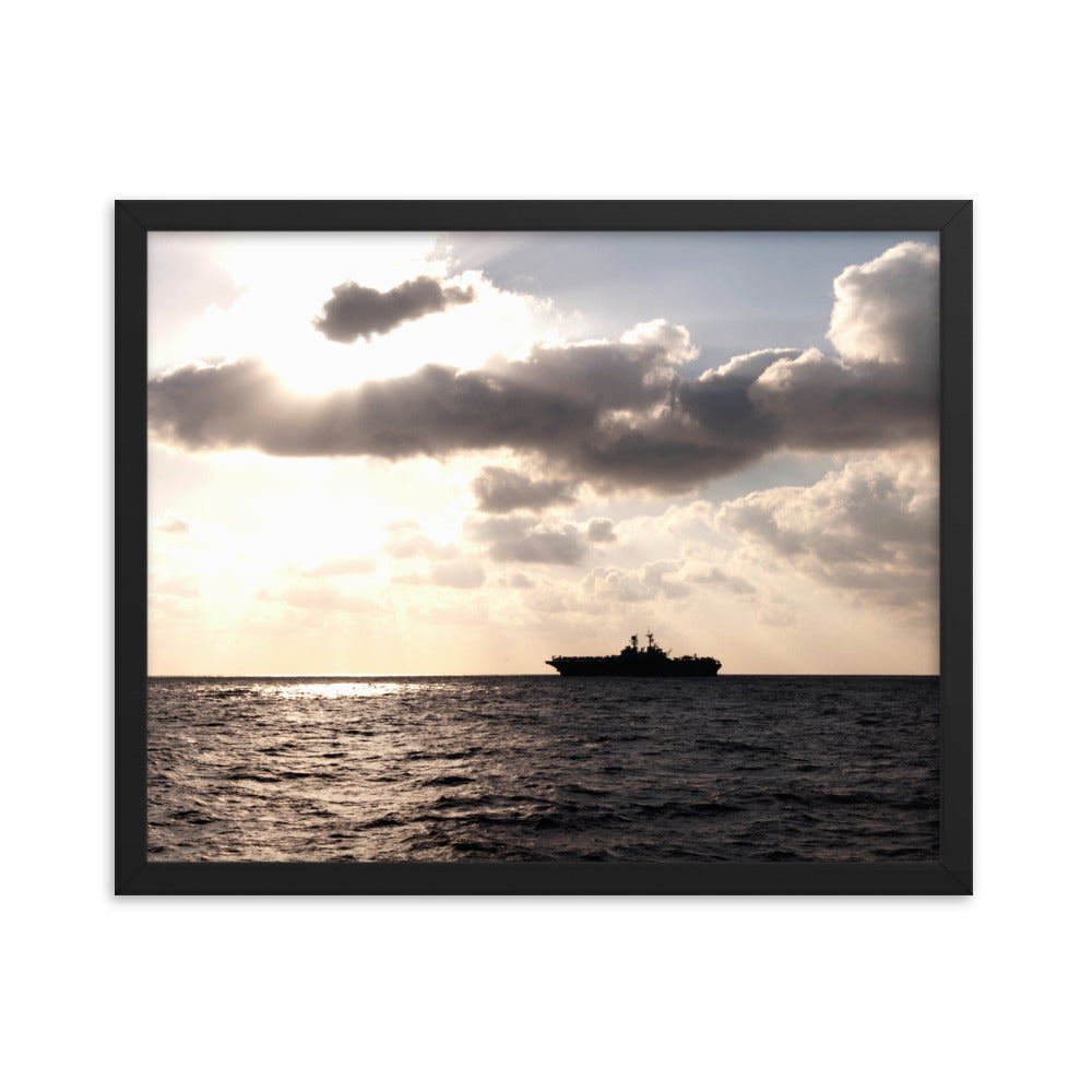 USS Bataan (LHD-5) Framed Ship Photo