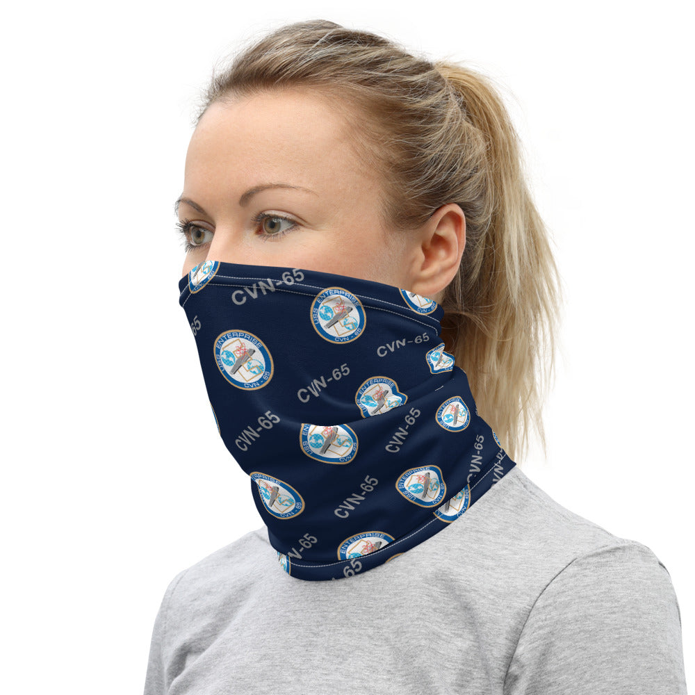 USS Enterprise (CVN-65) w/ hull number Neck Gaiter