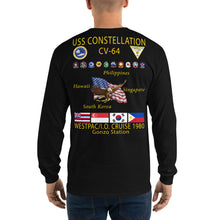 Load image into Gallery viewer, USS Constellation (CV-64) 1980 Long Sleeve Cruise Shirt