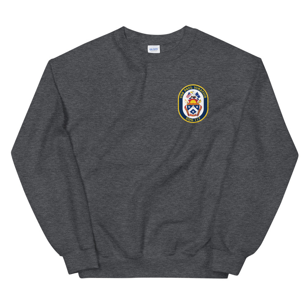USS Paul Ignatius (DDG-117) Ship's Crest Sweatshirt