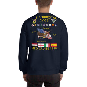 USS Forrestal (CV-59) 1988 Cruise Sweatshirt
