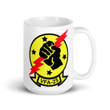 Load image into Gallery viewer, VFA-25 Fist of the Fleet Squadron Crest Mug