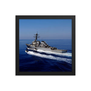 USS Barry (DDG-52) Framed Ship Photo