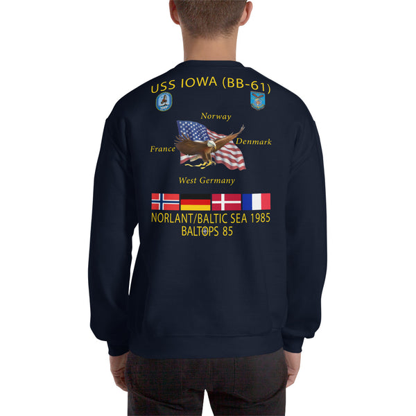 USS Iowa (BB-61) 1985 Cruise Sweatshirt