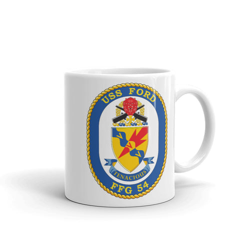 USS Ford (FFG-54) Ship's Crest Mug