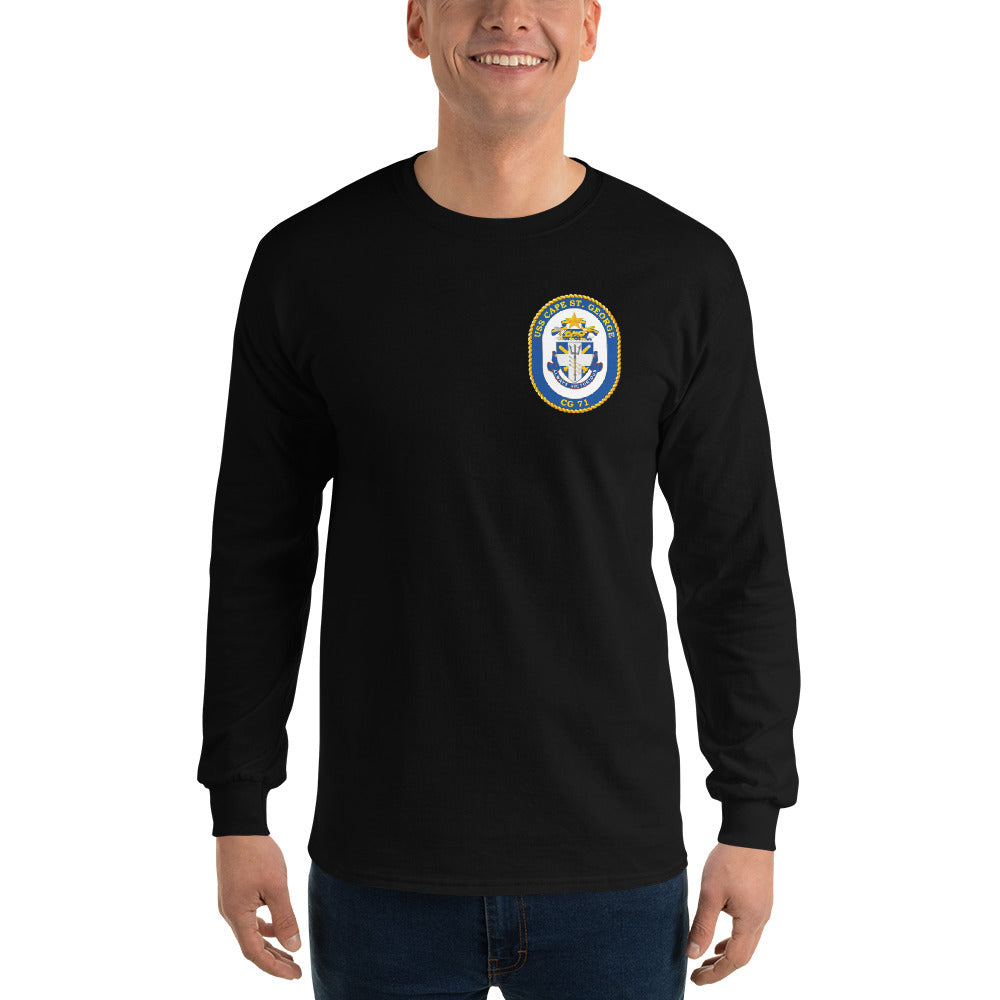 USS Cape St George (CG-71) 1994-95 Long Sleeve Cruise Shirt