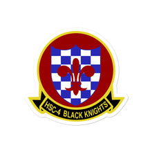 Load image into Gallery viewer, HSC-4 Black Knights Squadron Crest Vinyl Sticker