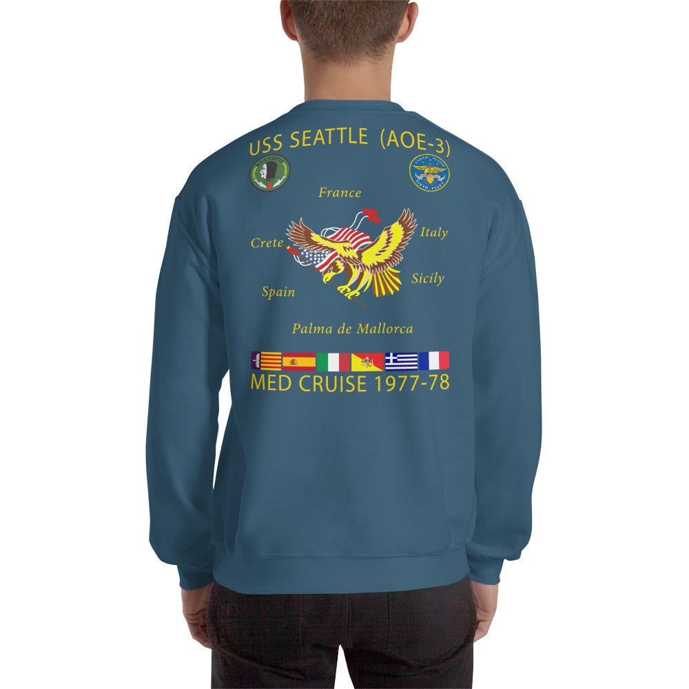 USS Seattle (AOE-3) 1977-78 Cruise Sweatshirt