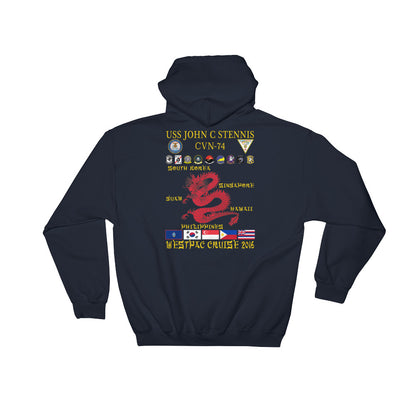 USS John C. Stennis (CVN-74) 2016 ORT Cruise Hoodie