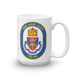 USS Hue CIty (CG-66) Ship's Crest Mug