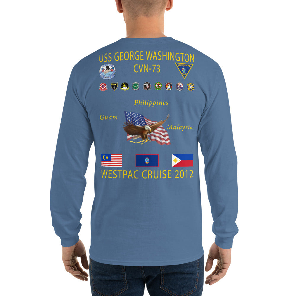 USS George Washington (CVN-73) 2012 Long Sleeve Cruise Shirt