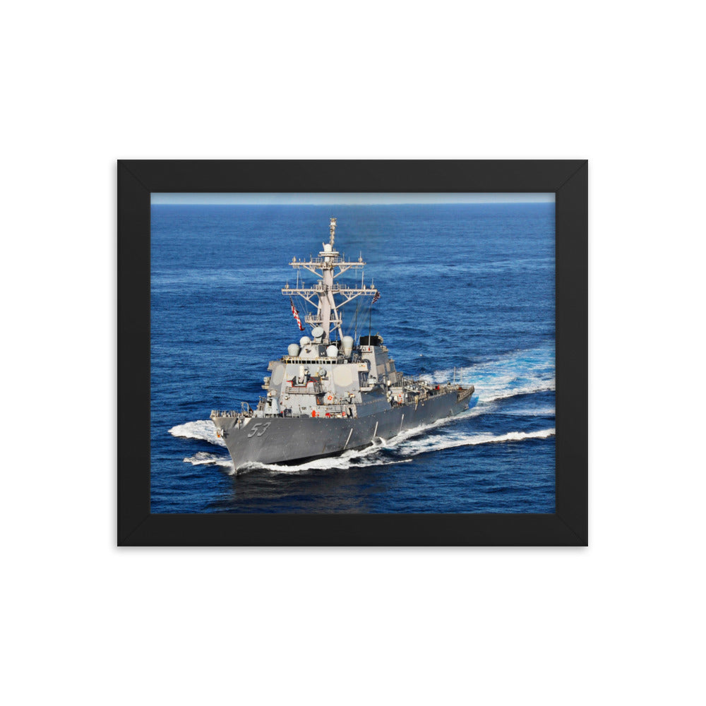 USS John Paul Jones (DDG-53) Framed Ship Photo