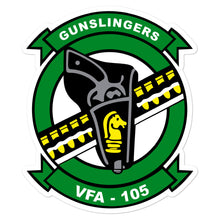 Load image into Gallery viewer, VFA-105 Gunslingers Squadron Crest Vinyl Sticker