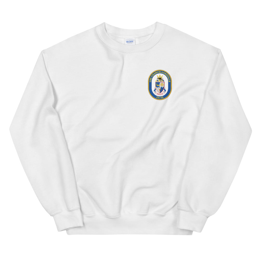 USS Chancellorsville (CG-62) Ship's Crest Sweatshirt