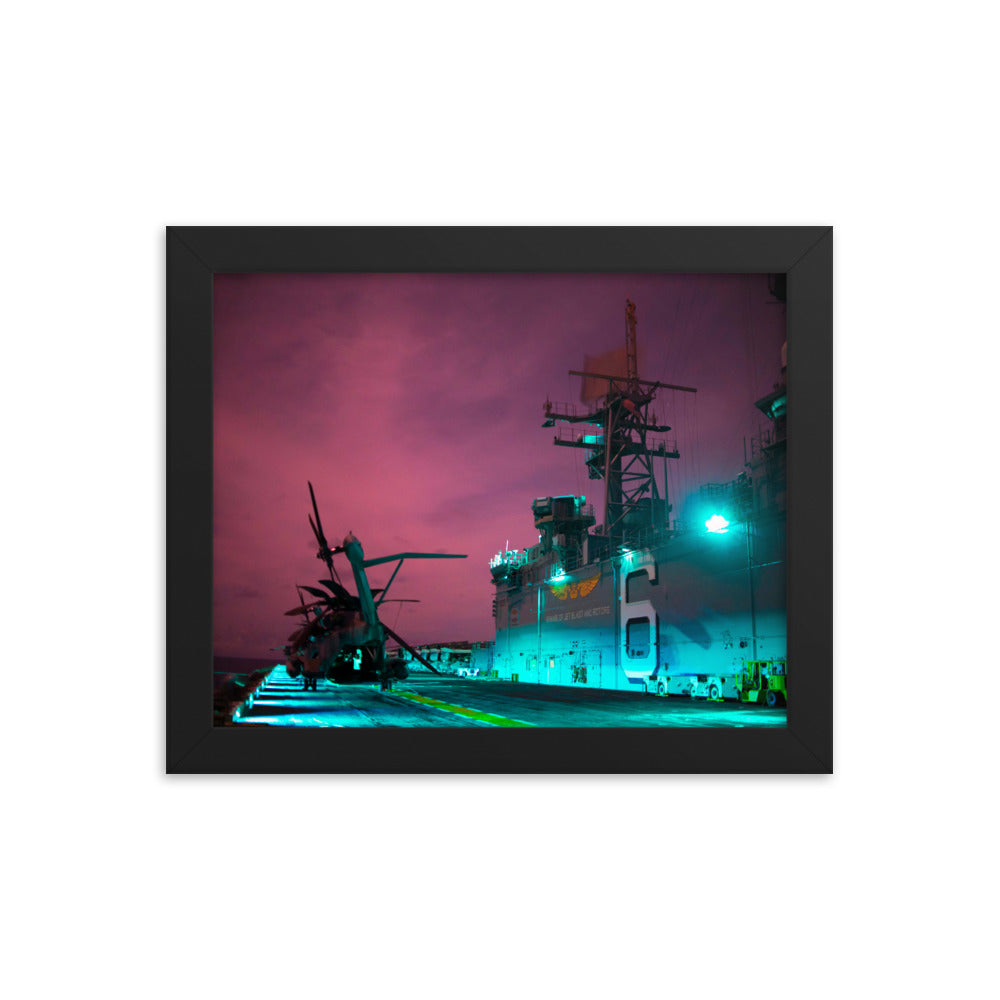 USS Bonhomme Richard (LHD-6) Framed Ship Photo