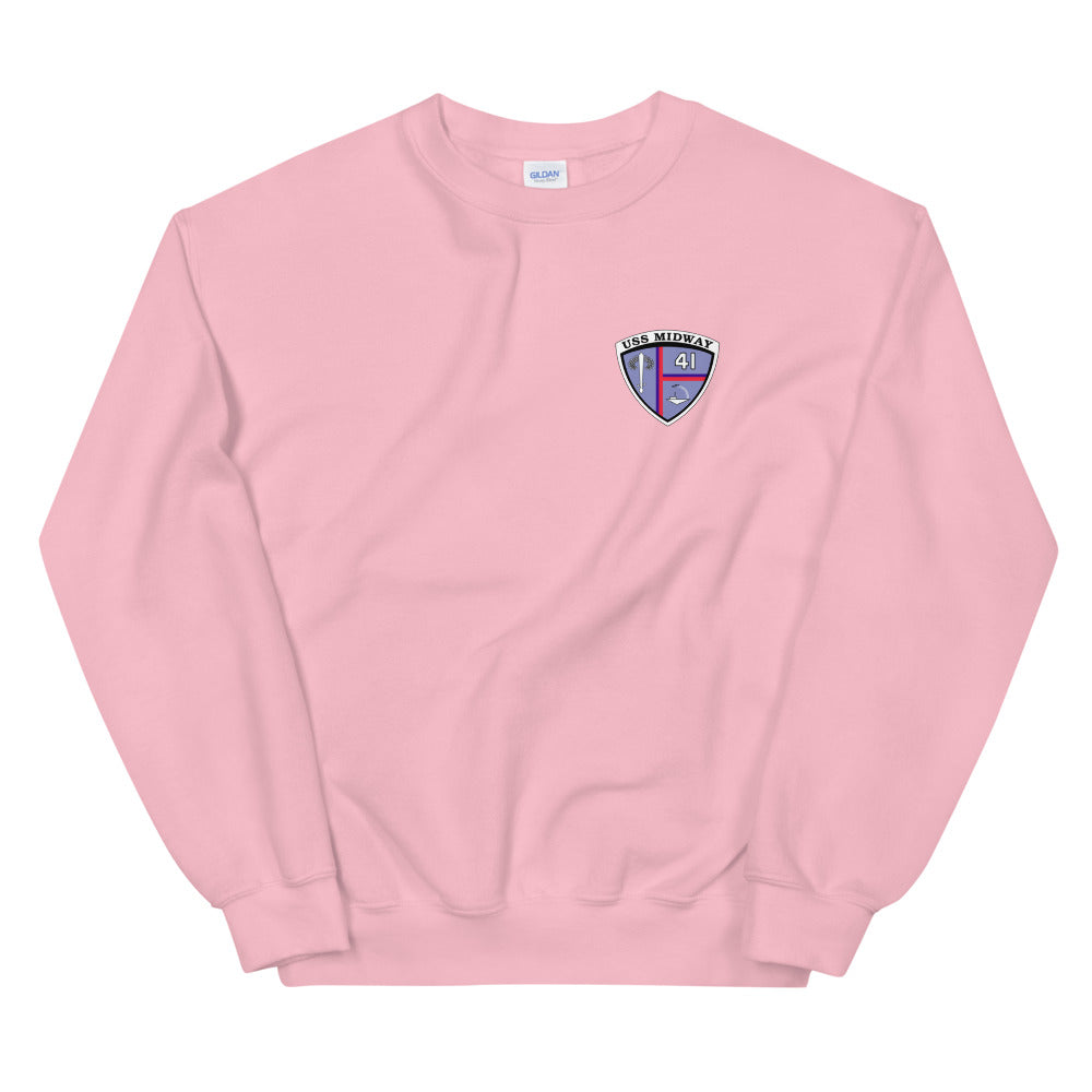 USS Midway (CVA/CV-41) Ship's Crest Sweatshirt