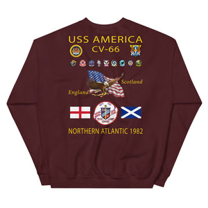 USS America (CV-66) 1982 Cruise Sweatshirt