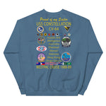 USS Constellation (CV-64) 1988-89 "Patched Out" Cruise Sweatshirt - FAMILY