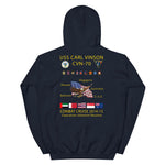 USS Carl Vinson (CVN-70) 2014-15 Cruise Hoodie