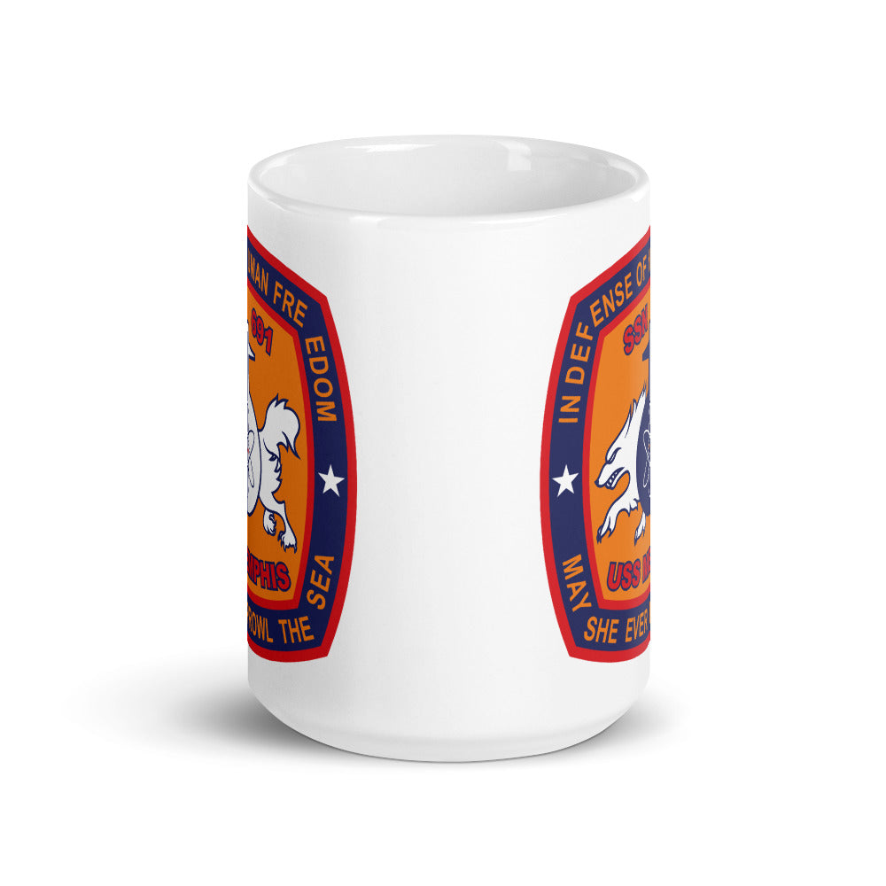 USS Memphis (SSN-691) Ship's Crest Mug