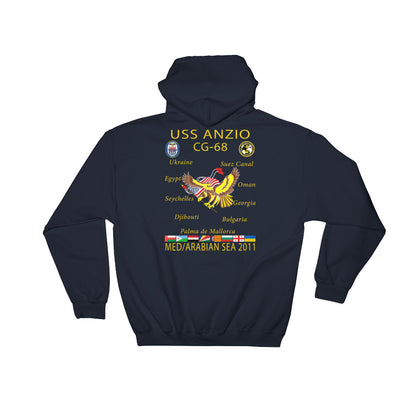 USS Anzio (CG-68) 2011 Cruise Hoodie