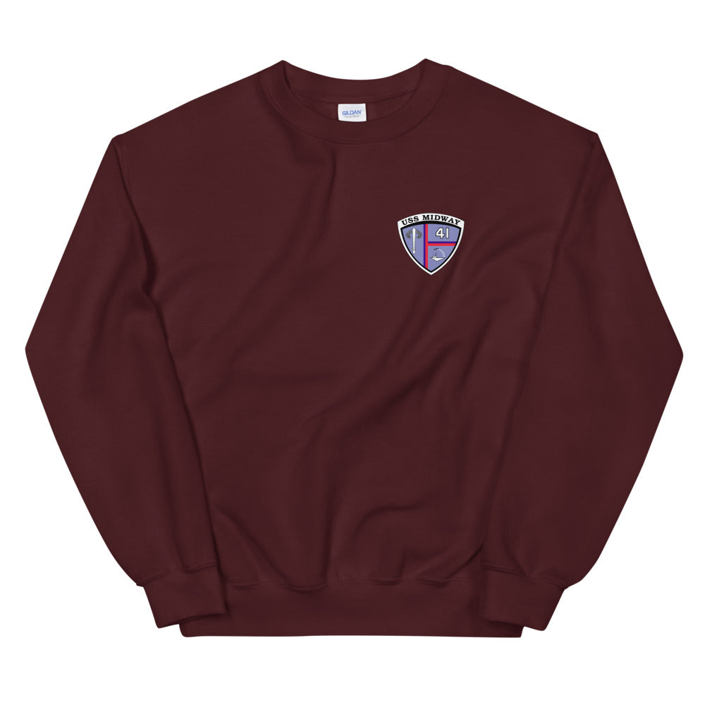 USS Midway (CVA/CV-41) Ship's Crest Sweatshirt