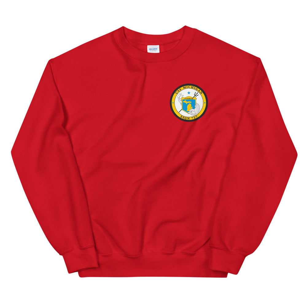 USS Michigan (SSGN-727) Ship's Crest Sweatshirt
