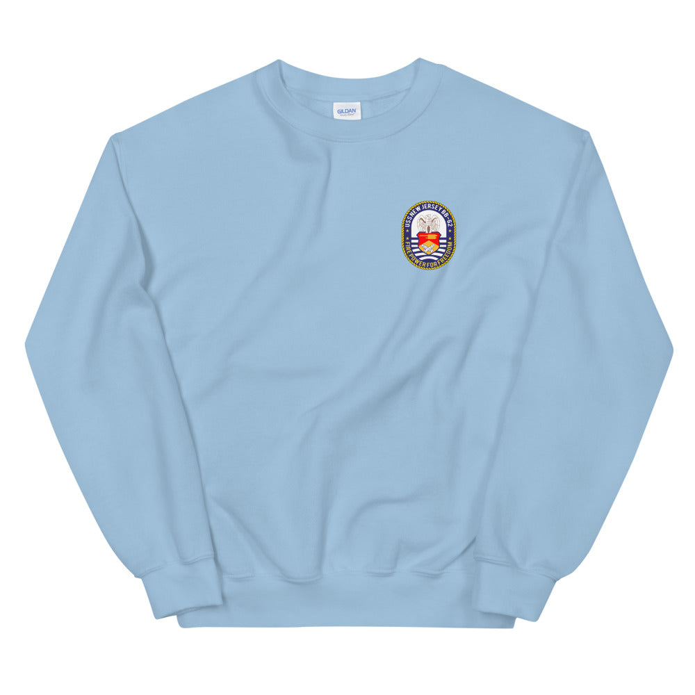 USS New Jersey (BB-62) Ship's Crest Sweatshirt
