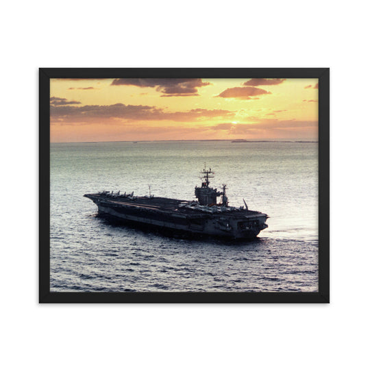 USS Theodore Roosevelt (CVN-71) Framed Ship Photo