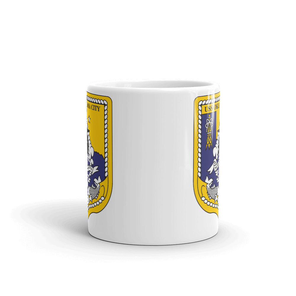 USS Oklahoma City (SSN-723) Ship's Crest Mug