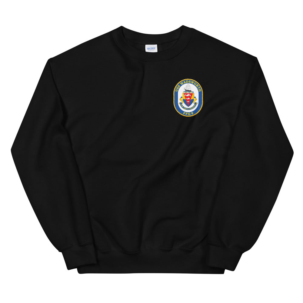 USS Wadsworth (FFG-9) Ship's Crest Sweatshirt