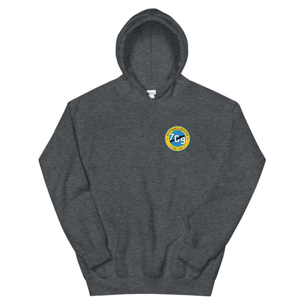 USS Hyman G. Rickover (SSN-709) Ship's Crest Hoodie