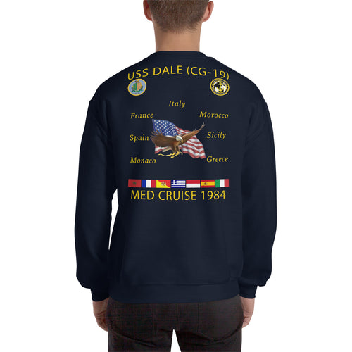 USS Dale (CG-19) 1984 Cruise Sweatshirt