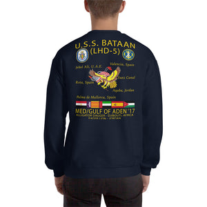 USS Bataan (LHD-5) 2017 Cruise Sweatshirt
