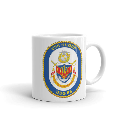 USS Shoup (DDG-86) Ship's Crest Mug