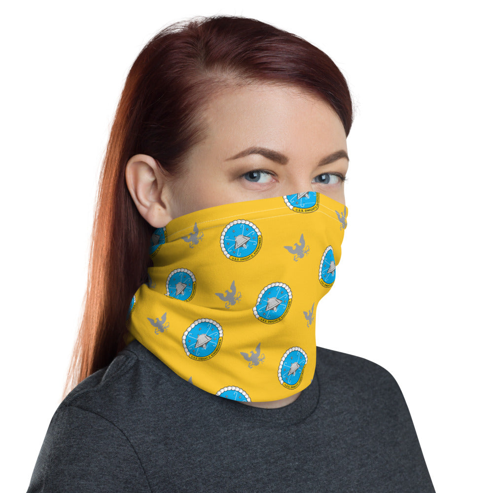 USS Dwight D. Eisenhower (CVN-69) w/ Eagle Neck Gaiter - Gold