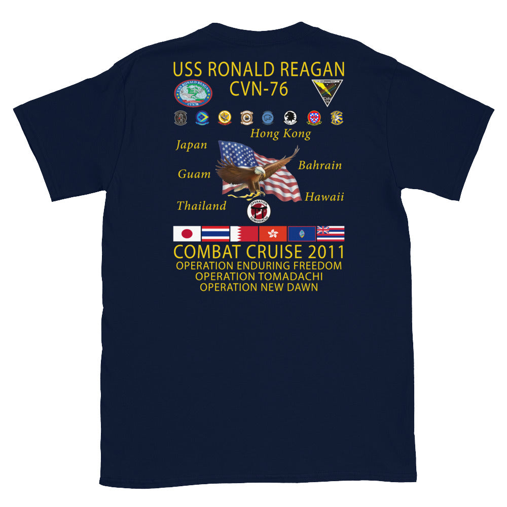 USS Ronald Reagan (CVN-76) 2011 Cruise Shirt