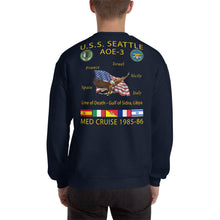 Load image into Gallery viewer, USS Seattle (AOE-3) 1985-86 Cruise Sweatshirt
