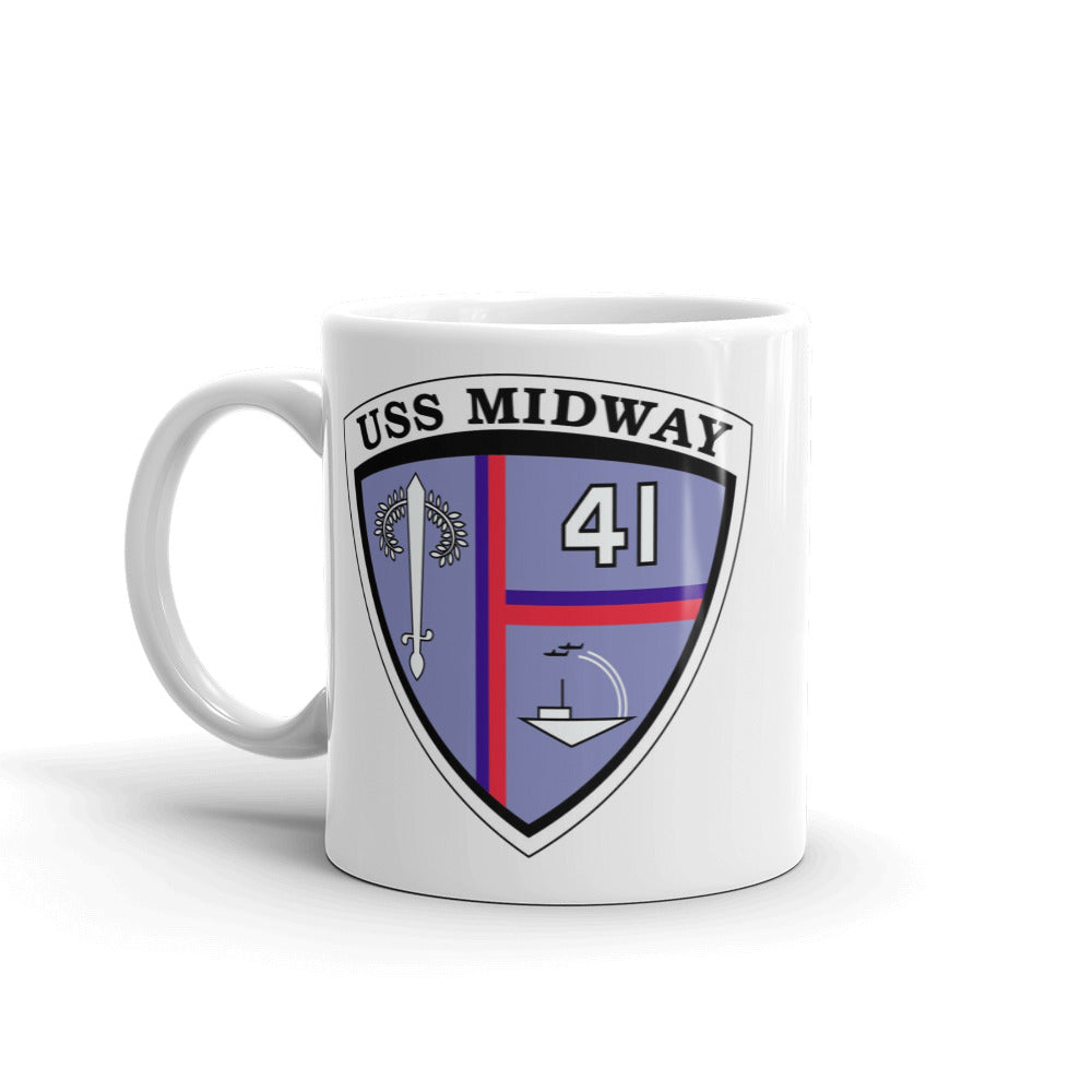 USS Midway (CVA/CV-41) Ship's Crest Mug