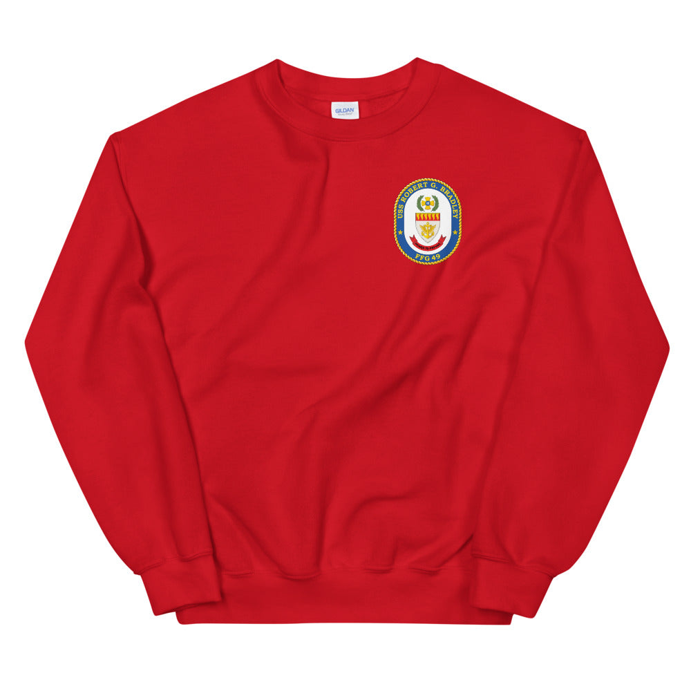 USS Robert G. Bradley (FFG-49) Ship's Crest Sweatshirt
