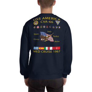 USS America (CVA-66) 1967 Cruise Sweatshirt